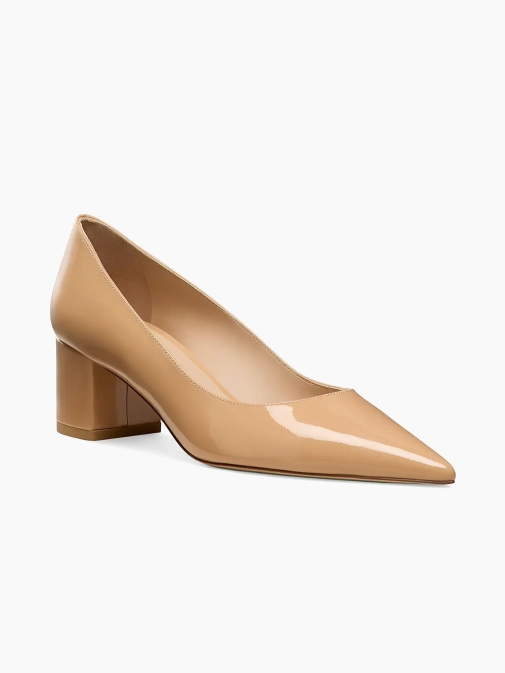 Stuart Weitzman

Power 50MM Leather Block-Heel Pumps
